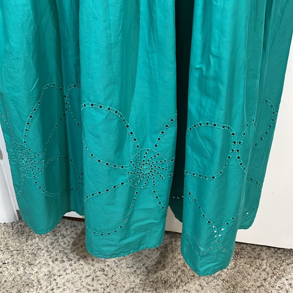 Lane Bryant maxi dress green size 18 - Picture 6 of 7